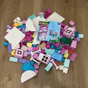 Lego Duplo Mixed Lot Pink Purple Disney 150+ Pieces